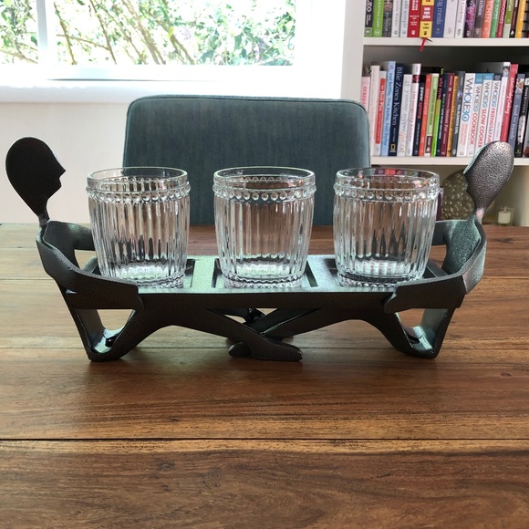 Two Men & A Caddy with Outstretched Arms - Picture 10 of 13